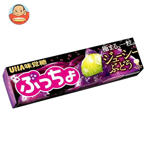 UHA味覚糖 ぷっちょスティック ジューシーぶどう 10粒×10個入｜ 送料無料 お菓子 ソフトキャンディ スティック ブドウ ぶどう