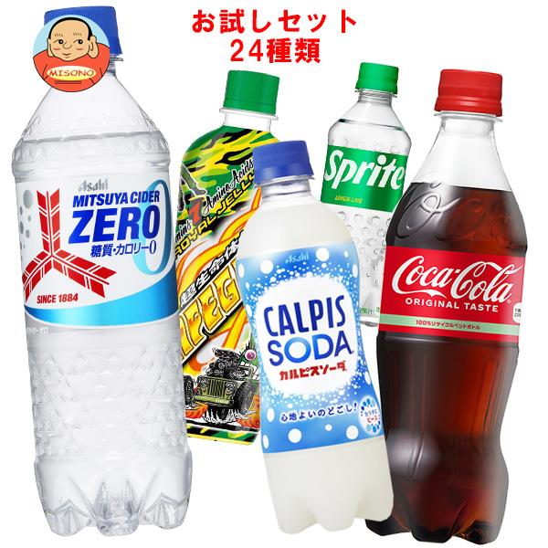 【福袋】 色々な炭酸飲料飲んでみませんか？セット24種類 コカコーラ スプライト ペプシ ウィルキンソン 三ツ矢サイ…