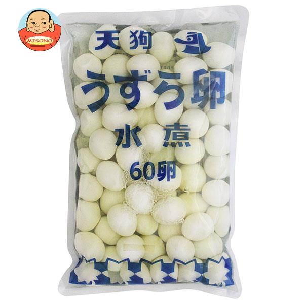 天狗缶詰 うずら卵 水煮 国産 60個×8袋入×(2ケース)｜ 送料無料 卵 たまご 業務用