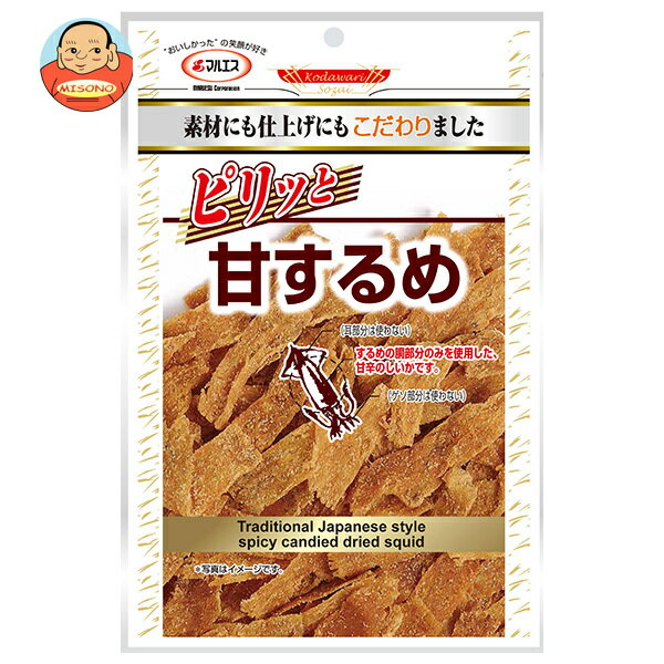 マルエス ピリッと甘するめ 38g×10袋入｜ 送料無料 するめ スルメ するめいか 菓子 おつまみ のしいか