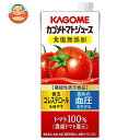 カゴメ トマトジュース 食塩無添加 (濃縮トマト還元)  1L紙パック×12(6×2)本入｜ 送料無料 野菜 トマト とまと 無添加 濃縮還元 1000ml