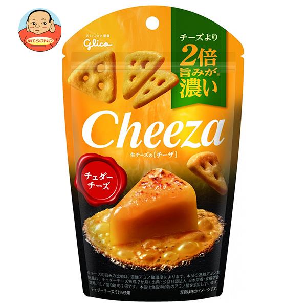 江崎グリコ 生チーズのチーザ チェダーチーズ 36g×10袋入｜ 送料無料 チーズ おやつ スナック菓子 おつまみのサムネイル