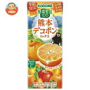 カゴメ 野菜生活100 熊本デコポンミックス 195ml紙パック×24本入×(2ケース)｜ 送料無料 野菜ジュース 野菜 デコポン ミックスジュース