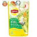 リプトン 水出しアイスティー グリーンティー ピーチ＆オレンジ ティーバッグ 10P×6袋入｜ 送料無料 嗜好品 緑茶 ティーバッグ 水出し紅茶