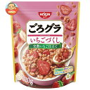 【送料無料 メーカー/問屋直送品 代引不可】日清シスコ ごろグラ いちごづくし 320g×6袋入｜ グラノーラ シリアル イチゴ 苺 いちご 朝食 ロカボ