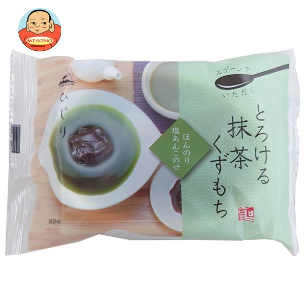 聖食品 とろける抹茶くずもち ほんのり塩あんこのせ 90g×12個入×(2ケース)｜ 送料無料 くずもち 抹茶 餅 塩あんこ まっちゃ もち