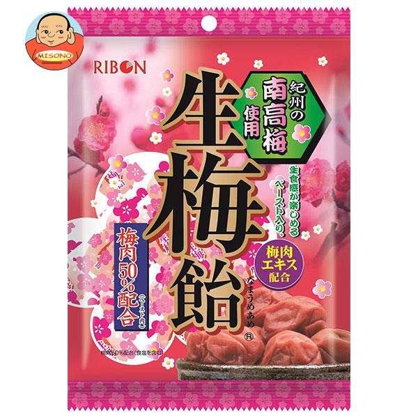 キャンディ リボン 生梅飴 90g×12袋入｜ 送料無料 お菓子 あめ キャンディー 飴 袋