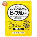 ハウス食品 ローストスパイスのビーフカレー 中辛 200g×30袋入×(2ケース)| 送料無料 カレー レトルト 中辛