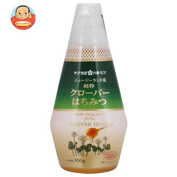 加藤美蜂園 サクラ印 ニュージーランド産 クローバーはちみつ 300g×12本入×(2ケース)｜ 送料無料 嗜好品 シロップ ハチミツ 蜂蜜