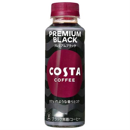 楽天飲料 食品専門店 味園サポートコカコーラ コスタコーヒー プレミアムブラック 265mlペットボトル×24本入×（2ケース）｜ 送料無料 コーヒー 珈琲 ブラック 無糖