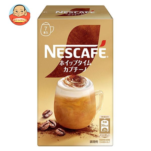 ネスレ日本 ネスカフェ ホイップタイム カプチーノ (8.6g×7P)×24箱入×(2ケース)｜ 送料無料 スティックコーヒー スティック カプチーノのサムネイル