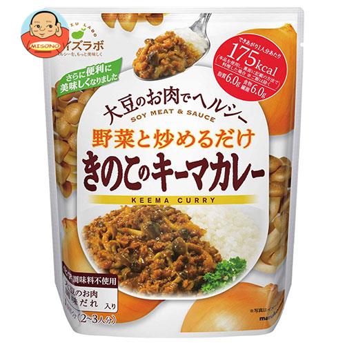 マルコメ ダイズラボ きのこのキーマカレー 168g×20(5×4)袋入｜ 送料無料 大豆ミート カレー まるこめのサムネイル