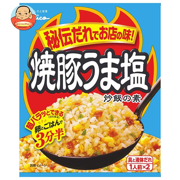 江崎グリコ 焼豚うま塩炒飯の素 35.2g×10袋入×(2ケース)｜ 送料無料 一般食品 調味料 素 炒飯 チャーハン 焼豚 うま塩