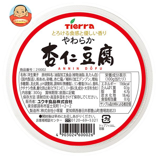 ユウキ食品 やわらか杏仁豆腐 300g×24個入｜ 送料無料 杏仁豆腐 デザート