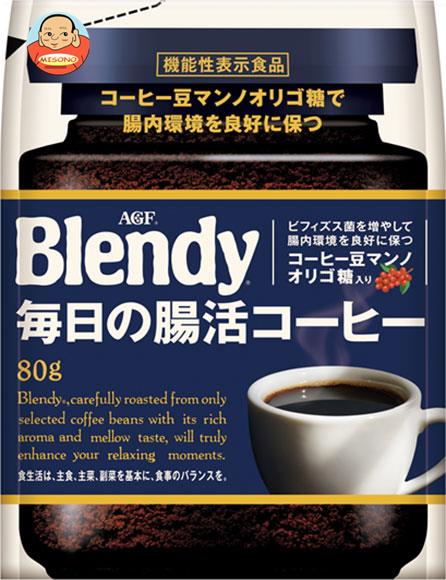 AGF ブレンディ 毎日の腸活コーヒー 80g袋×12袋入｜ 送料無料 コーヒー インスタントコーヒー 珈琲 Blendy