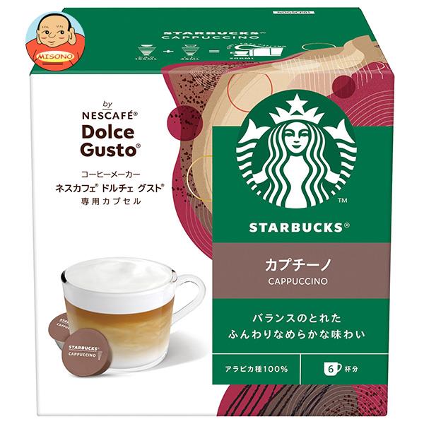 ネスレ日本 スターバックス カプチーノ ネスカフェ ドルチェ グスト 専用カプセル 12個(6杯分)×3箱入×(2ケース)｜ 送料無料 コーヒー 専用 スタバ