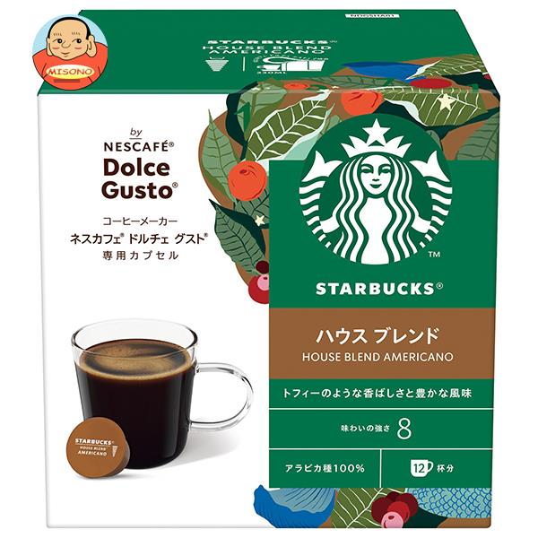 ネスレ日本 スターバックス ハウスブレンド ネスカフェ ドルチェ グスト 専用カプセル 12個(12杯分)×3箱入×(2ケース)｜ 送料無料 コーヒー スタバのサムネイル