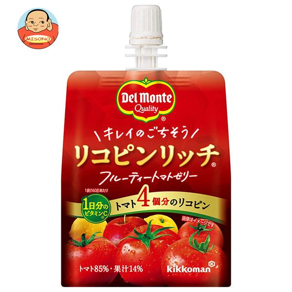 デルモンテ リコピンリッチ フルーティートマトゼリー 160gパウチ×30本入×(2ケース)｜ 送料無料 果実ミ..