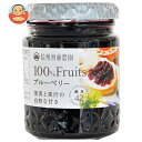 スドージャム 信州須藤農園 100%フルーツ ブルーベリー 135g瓶×6個入| 送料無料 ジャム 100%果汁 ブルーベリー 果汁