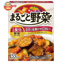 明治製菓 まるごと野菜 なすと完熟トマトのカレー 180g×30個入| 送料無料 カレー レトルト 中辛