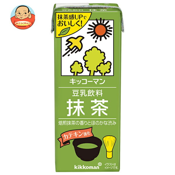 キッコーマン 豆乳飲料 抹茶 200ml紙