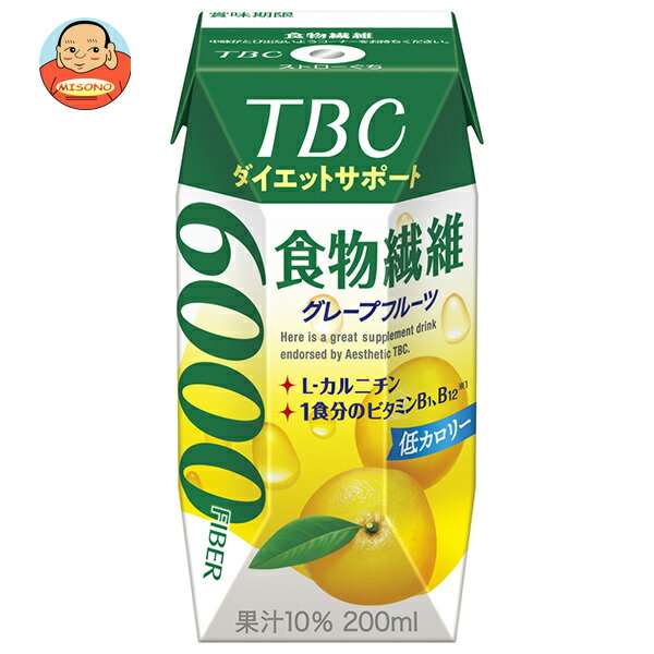 [ポイント5倍！8/11(日)1時59分まで全品対象エントリー&購入]森永乳業 TBC ダイエットサポート 食物繊維(プリズマ容器) 200ml紙パック×24本入×(2ケース)｜ 送料無料 果実飲料 果汁 食物繊維 ダイエットのサムネイル