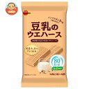 ブルボン 豆乳のウエハース (2枚×8袋)×12(6×2)個入｜ 送料無料 豆乳 ウエハース お菓子 きなこ イソフラボン