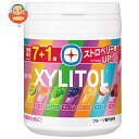 ロッテ キシリトールガム 7種アソートボトル 133g×6個入｜ 送料無料 ガム XYLITOL アソート 粒ガム ボトル