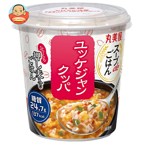 丸美屋 スープdeごはん ユッケジャンクッパ 69.8g×6個入｜ 送料無料 インスタント ご飯 スープ ごはんのサムネイル