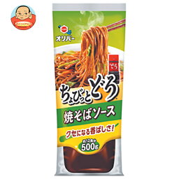 オリバーソース 焼そばソース ちょびっとどろ 500g×12本入×(2ケース)｜ 送料無料 やきそば ソース 調味料 どろソース