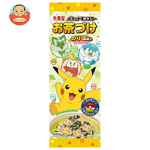 丸美屋 ポケモン お茶づけ 14.4g(3.6g×4袋)×10袋入｜ 送料無料 マルミヤ 調味料 お茶漬けの素 のりのサムネイル