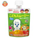 グリコ乳業 幼児のみもの こどもスムージー りんごとおやさい 70gパウチ×6本入｜ 送料無料 野菜 野菜ミックス 果汁100% 果汁＆野菜 パ..