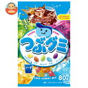春日井製菓 つぶグミ ソーダ 80g×6個入×(2ケース)| 送料無料 お菓子 グミ 袋 硬め食感 5種のソーダ味
