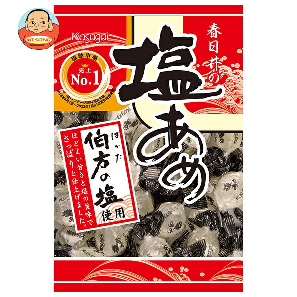 楽天飲料 食品専門店 味園サポート春日井製菓 塩あめ 144g×12個入｜ 送料無料 お菓子 飴・キャンディー 袋 塩分補給 伯方の塩使用