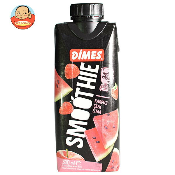 日本珈琲貿易 DiMES すいかスムージー 310ml紙パック×12本入| 送料無料 スムージー フルーツ すいか
