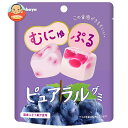 カバヤ ピュアラルグミ ぶどう 58g×8個入| 送料無料 お菓子 グミ 袋 グレープ 葡萄 ぶどう PURERAL
