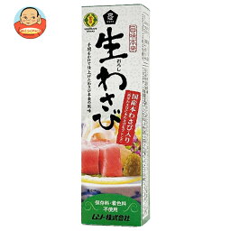 ムソー 旨味本来 生わさび(チューブ入り) 40g×10本入｜ 送料無料 調味料 わさび 生わさび チューブ