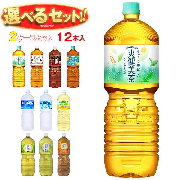 コカコーラ コカコーラ社製品 選べる2ケースセット 2Lペットボトル×12(6×2)本入｜ 送料無料 コーラ ゼロ お茶 スポーツドリンクのサムネイル