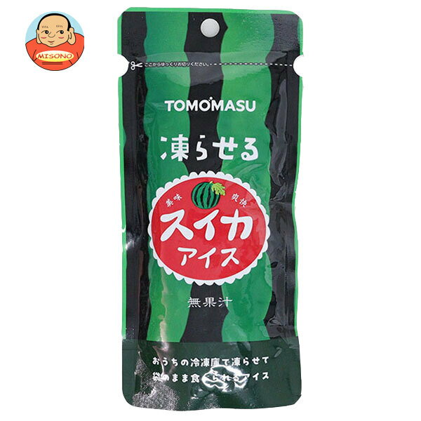 友桝飲料 スイカアイス 80gパウチ×36本入×(2ケース)｜ 送料無料 スイカ 飲料 アイス