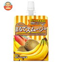 ハウスウェルネス まるでスムージー バナナ&フルーツミックス味 150gパウチ×24本入×(2ケース)| 送料無料 ゼリー飲料 ばなな スムージー ミックスジュース