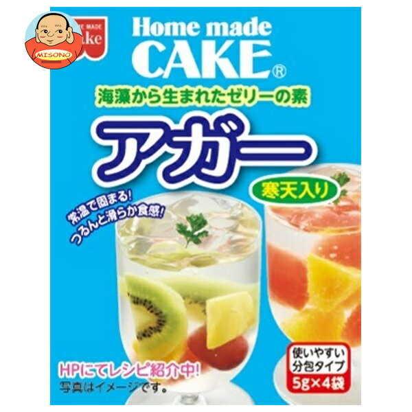 共立食品 ゼリーの素(アガー) 20g(5g×4)×6個入×(2ケース)｜ 送料無料 お菓子 菓子材料 箱 製菓材料 ゼリー