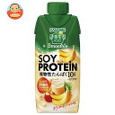 カゴメ 野菜生活100 Smoothie(スムージー) SOY PROTEIN(ソイプロテイン) バナナmix 330ml紙パック×12本入| 送料無料 スムー...
