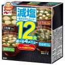 永谷園 生みそタイプみそ汁 減塩 12食 142.8g×5個入×(2ケース)| 送料無料 一般食品 インスタント食品 味噌汁 減塩