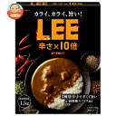 江崎グリコ ビーフカレーLEE 辛さ×10倍 180g×10個入| 送料無料 リー レトルトカレー スパイス