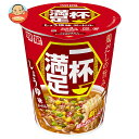 明星食品 一杯満足 しょうゆ味ヌードル 60g×12個入| 送料無料 インスタント食品 即席 カップめん ラーメン 醤油