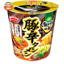エースコック 飲み干す一杯 豚辛タンメン 66g×12個入| 送料無料 カップ麺 豚骨ラーメン