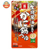 藤商店 かに鍋つゆ 生揚醤油仕立て 600g×10袋入| 送料無料 鍋 スープ だし 調味料 ストレート かに