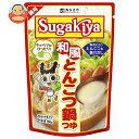 寿がきや SUGAKIYA 和風とんこつ鍋つゆ 750g×10袋入×(2ケース)| 送料無料 とんこつ 鍋 スープ だし 調味料 鍋スープ ストレートタイプ