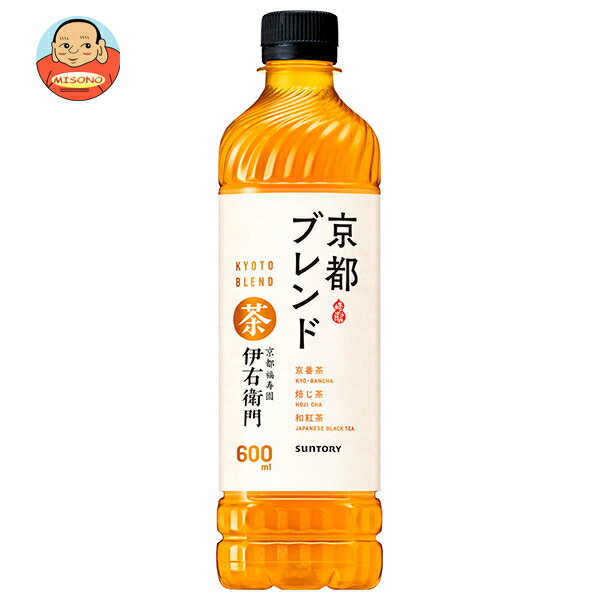 [ポイント5倍！12/11(水)1時59分まで全品対象エントリー&購入]サントリー 伊右衛門(いえもん) 京都ブレンド【手売り用】 600mlペットボトル×24本入×(2ケース)｜ 送料無料 茶飲料 緑茶 PET ブレンド茶のサムネイル