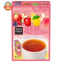 名糖産業 スティックメイトフルーツアソート 24P×6箱入| 送料無料 嗜好品 粉末 果汁 インスタント 紅茶 箱 アソート